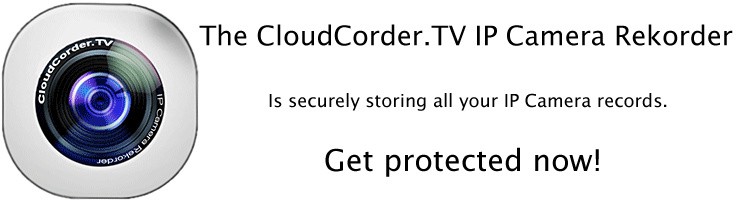 The CloudCorder IP Camera Manager is securely storing your recordings. Recordings are started on motion and are being stored in our data center.